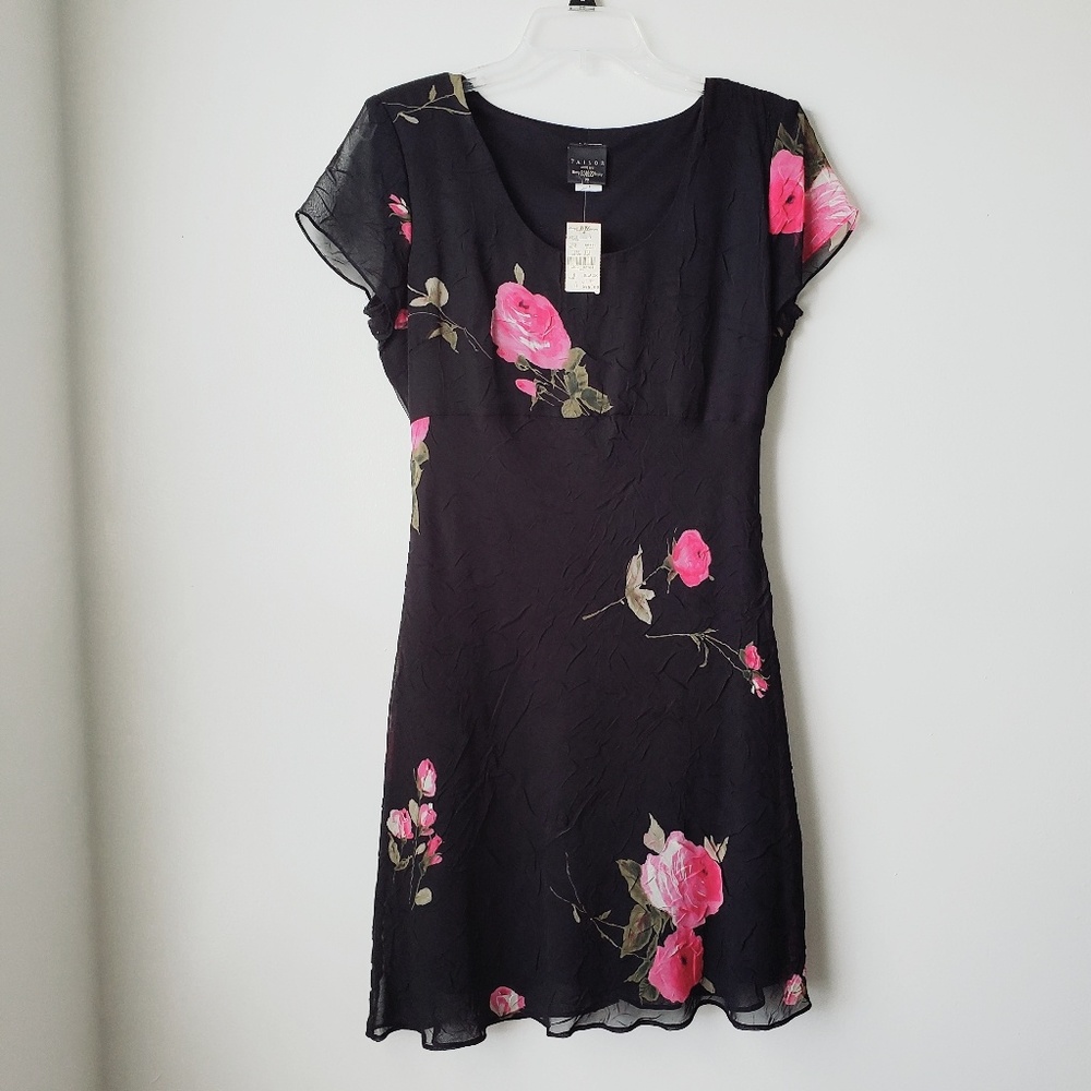 New Tailor B Moss black floral dress